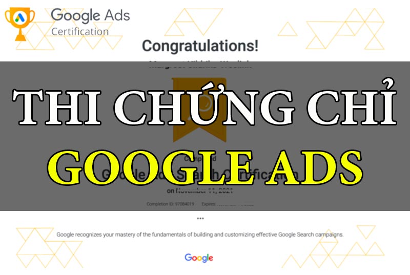 Thi lấy chứng chỉ Google Ads hiệu quả