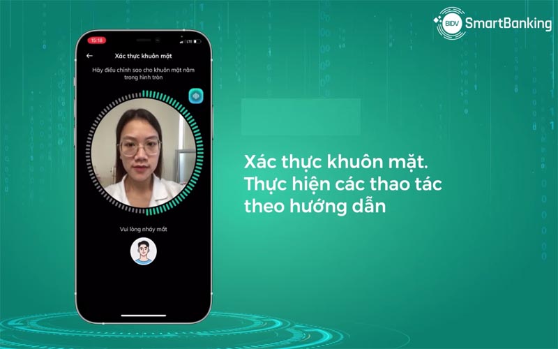 Bước 4: Xác thực khuôn mặt